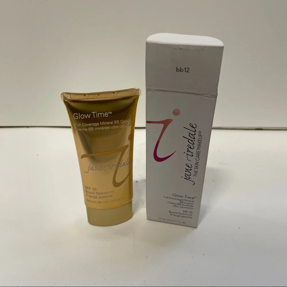 Jane Iredale Glow Time Full Coverage Mineral BB Cream BB12 1.7 OZ HTF